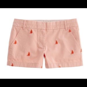 ✨J.Crew- “Critter” Sailboat Shorts ( Size8) NWT